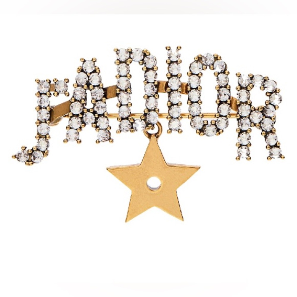 Christian Dior Crystal J’adior Brooch